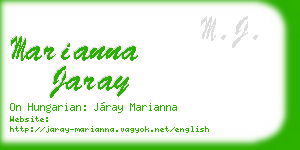 marianna jaray business card